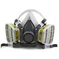 Máscara 3M 6200 Com 2 Filtros Inclusos  Ideal para MultiGases Linha 6006