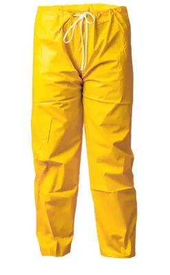 Calça de Chuva em PVC Forrada Amarela CA 37536