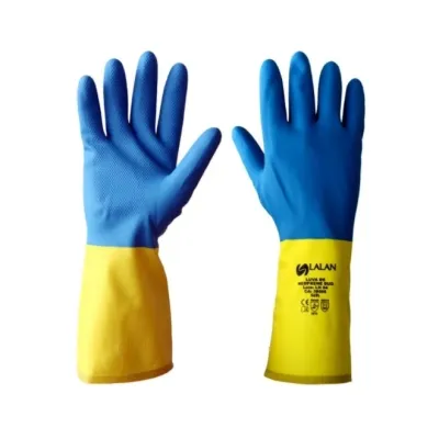 Luva de Neoprene Duo Reforçada 0,50mm Lalan AdvanSafety CA 39566