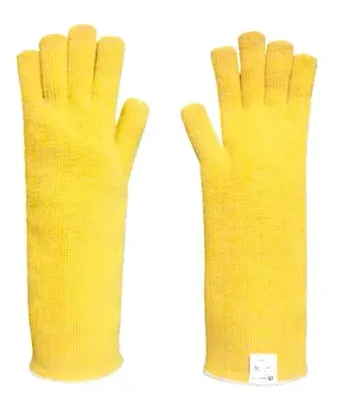 Luva Em Grafatex e Fibra Aramida Gamiluva 189ALG Com Forro  40 cm Alta Temperatura até 350º  CA 29695