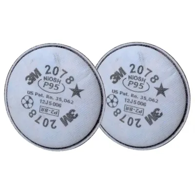 Filtro Combinado 3M 2078 P2 e P95 Para Máscaras 3M