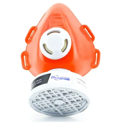 Respirador 1/4 Facial Plastcor Com 1 Filtro Incluso VO CA 39428