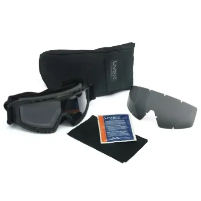 Óculos Tático Uvex XMF Google S0775D  Lente Incolor Padrão Militar Vo e V50