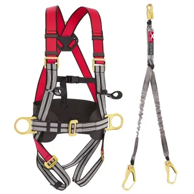 Cinturão Steelflex Com 3 Pontos CQCT3121 Com Talabarte Duplo em Y CQTL0235 CA 41660