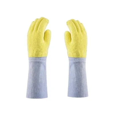 Luva Grafatex Aramida Com Punho de Raspa Promat 1522 40 CM
