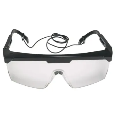 Óculos de Segurança 3M Vision 3000 Proteção UV Lente Incolor e Cordão CA 12572