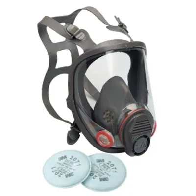 Máscara Facial Inteira 3m 6800 Com Cartuchos 2071 P2 PFF2 Inclusos CA 7298