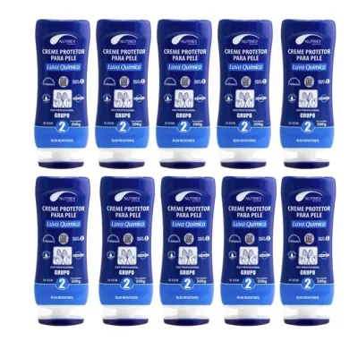 Creme Protetor Luva Química Grupo 2 Nutriex 200 Gramas- Ca 35338 Caixa Com 10 Unidades
