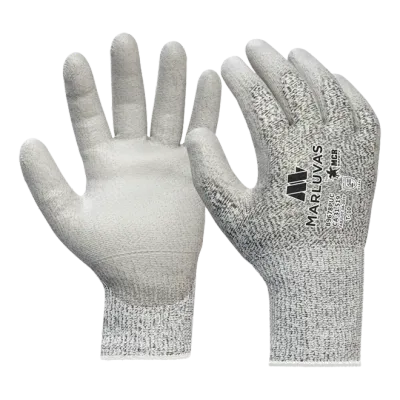 Luva de Proteção Ultra Tech Cut5 Pu Marluvas Anticorte Nível 5 e Banho de Pu na Palma CA 31519