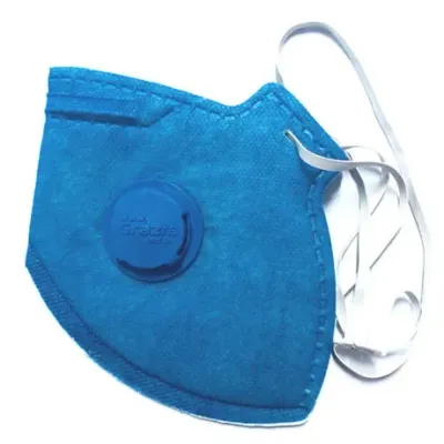 Máscara Respiratória Dobrável PFF3 Com Válvula Grazia  CA 41650