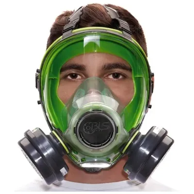 Respirador Bls 5700 Facial Inteira Em Silicone Com  Filtro Incluso CA 35554