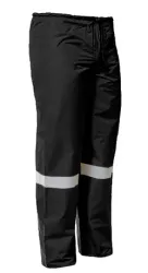 Calça de Chuva Preta Vértice Impermeável em Nylon Qualidade Superior e  Super Resistente CA 28740