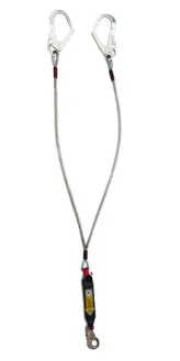 Talabarte Duplo Em Cabo de Aço Hércules HL033Y50 Com ABS  e Conectores de 53MM