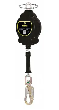 Trava-Quedas Retrátil Athenas de 10 Metros com Cabo de Aço Conector Giratório AT 7071 RT CA 10M