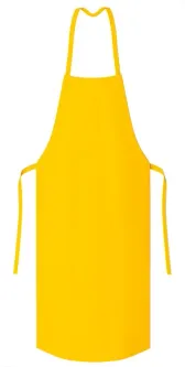 Avental de Segurança Amarelo Vértice Nylon Emborrachado 100% Impermeável 1,20 X 0,70 CA 46468 Risco Químico Tipo 6
