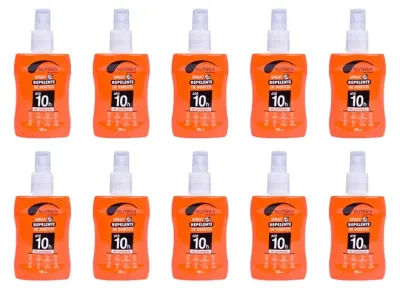 Repelente de Insetos Spray Até 10 Horas Nutriex 100ml - Caixa 10 Unidades