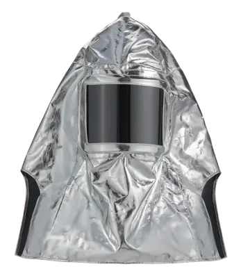 Capuz de Segurança Hércules HJ53700CFT Para Solda e Metal em Fusão Aluminizado Com Visor Verde CA 43298