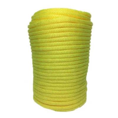 Corda Semi-Estática Amarela Neon 11,5 MM Norma NR35 - 100 Metros