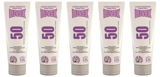 Creme Protetor Luvex 50 10 em 1 CA 38199 Kit Com 5 Unidades