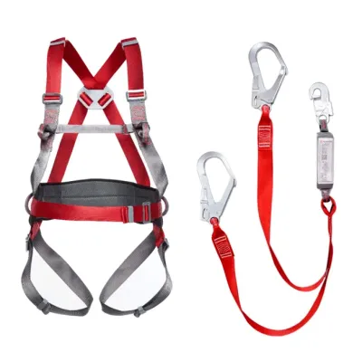 Cinturão Paraquedista CP 1201 4 Pontos de Conexão + Talabarte Duplo em Y 1,35M, Absorvedor e Gancho 55MM CP2101 CA 45433
