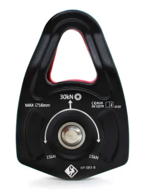 Polia Oscilante em Alumínio 30kN Usclimb Climb Clean Para Corda Até 16MM UC0123