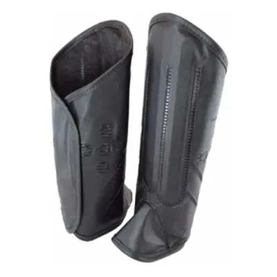 Perneira de Proteção Tecmater Cobra Em Couro Sintético com Fechamento em Velcro e Talas Contra Picadas de Animais CA 30955