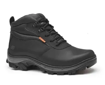 Bota de Segurança Gogowear  Modelo Viper Preto 100% Couro CA 43770