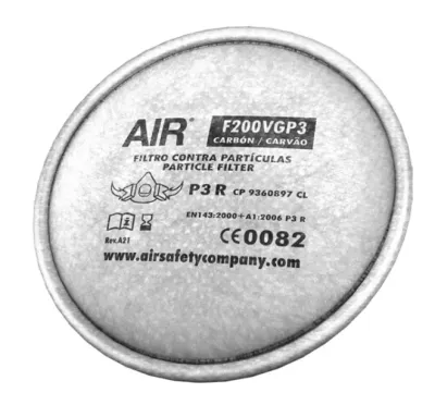 Filtro Air F200VGP3 Alta Eficiência Para Prticulados Com Carvão Ativo Com Alívio de  Gases ácidos e Orgânicos PAR
