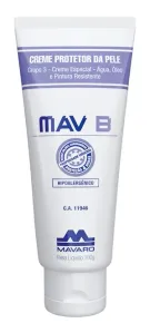 Creme Protetor Mavaro MAV B Luva Química Grupo 3 120g CA 11946
