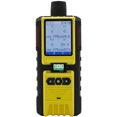 Detector Multigases Gas And Safety Com Bomba De Sucção CO, O2, H2S, EX