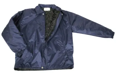 Jaqueta Térmica Câmara Fria Emborrachada Azul Qualiflex 100% Impermeável Com Bolsos Frontais, botões e Ziper CA 28667