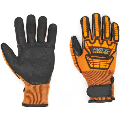 Luva Anti-Impacto Next Safety Mack Plus 70.100 Palma Spandex Antiderrapante Ca 51.530