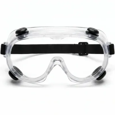 Óculos Ampla Visão VVision 40 Valvulado Volk Antiembaçante Antirrisco Alto Impacto UV 99,9% Respingos D3 Ventilação Indireta 4 Válvulas ANSI Z87.1 Cód. 24.25.392.11 CA 52257